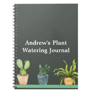 Pflanze Watering Journal Notizblock