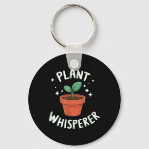 Pflanze Whisperer Niedlich wachsende Pflanze Blühe Schlüsselanhänger