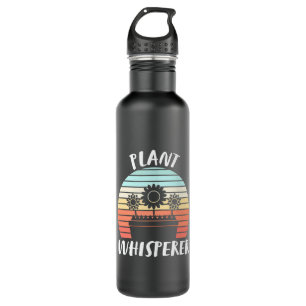 Pflanze Whisperer Retro Vintag Edelstahlflasche