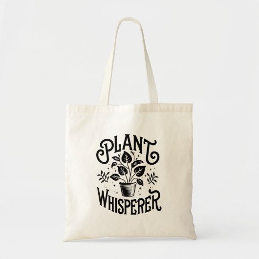 Pflanze Whisperer Tragetasche (Vorne)