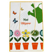 Pflanze Whisperer - Wie wächst Ihr Garten? Mittlere Geschenktüte (Rückseite)