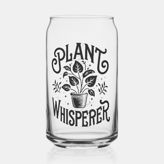 Pflanze Whisperglas kann Dosenglas (Vorderseite)