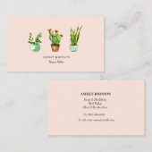 Pflanze | ZUHAUSE Visitenkarte (Vorne/Hinten)