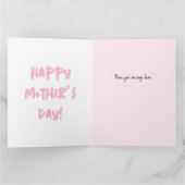 Pflanze zum Muttertag der Sonne Lover Mama Karte (Innenseite)