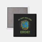 Pflanze zum Umweltschutz Magnet (Vorderseite/Rückseite)