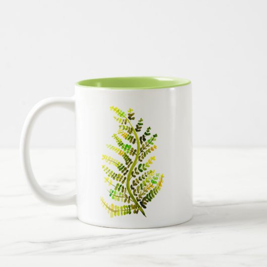 Pflanze Zweifarbige Tasse (Links)