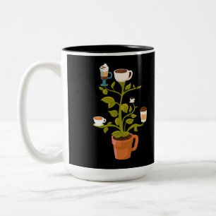 Pflanze Zweifarbige Tasse