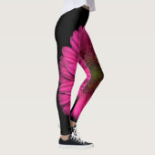 Pflanzen auf Hosen-rosa Gänseblümchen Leggings (Rechts)