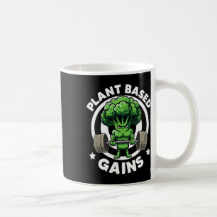 Pflanzen Based gewinnt Vegan Athlete Vegan Gym Veg Kaffeetasse
