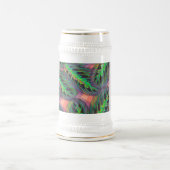 Pflanzen Calathea Grün Blattmuster Bierglas (Mittel)