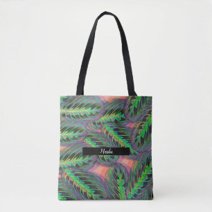 Pflanzen Calathea Grünzeug Blattmuster Tasche