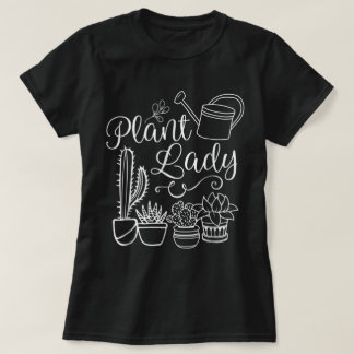 Pflanzen-Dame-Ästhetik-Cute-Pflanzen-Mama-T-Shirt T-Shirt