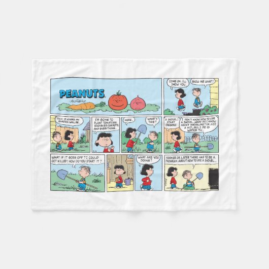 Pflanzen eines Gemüsegartens Fleecedecke (Vorderseite (Horizontal))