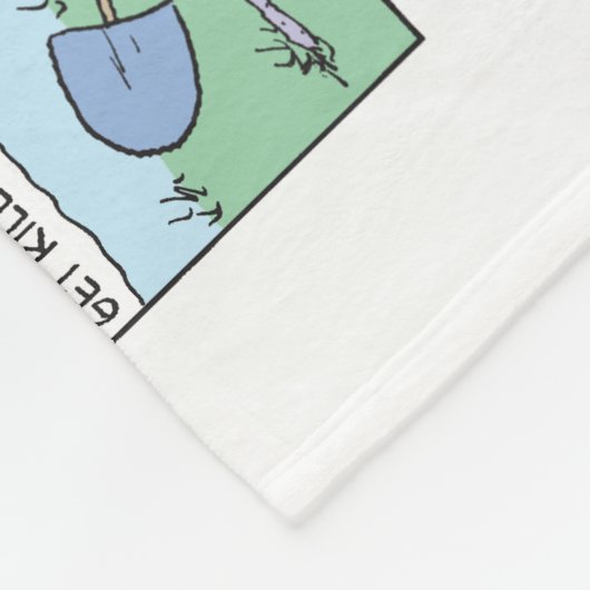 Pflanzen eines Gemüsegartens Fleecedecke (Ecke)