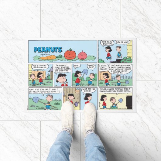 Pflanzen eines Gemüsegartens Fußmatte (Indoor)