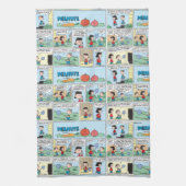 Pflanzen eines Gemüsegartens Geschirrtuch (Vertikal)