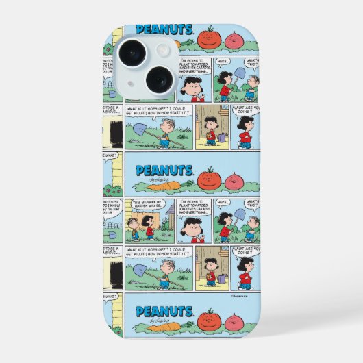 Pflanzen eines Gemüsegartens iPhone 15 Hülle (Rückseite)