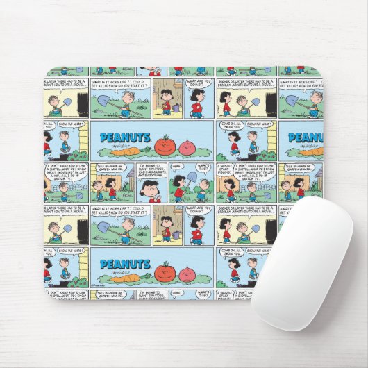 Pflanzen eines Gemüsegartens Mousepad (Mit Mouse)