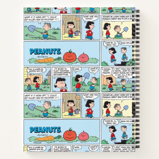 Pflanzen eines Gemüsegartens Notizblock (Rückseite)