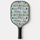 Pflanzen eines Gemüsegartens Pickleball Schläger (Rückseite)