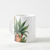 Pflanzen-Eltern-Eule-Botanischer-Garten Kaffeetasse (Vorderseite Links)