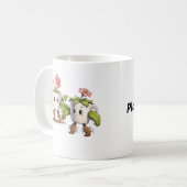 Pflanzen eltern perfektes Geschenk für Muttertag u Kaffeetasse (Vorderseite Links)