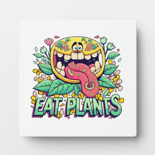 Pflanzen essen fotoplatte (Vorderseite)