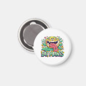Pflanzen essen magnet (Vorderseite/Rückseite)