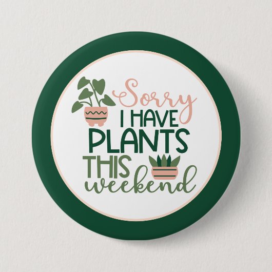 Pflanzen Garten Natur Knopf Button (Vorderseite)