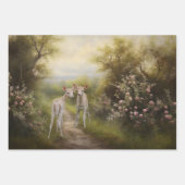 Pflanzen im Blumengarten Dekoupage Geschenkpapier Set (Vorderseite 2)