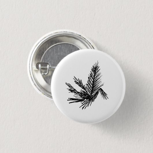 Pflanzen-Knopf Button (Vorne & Hinten)