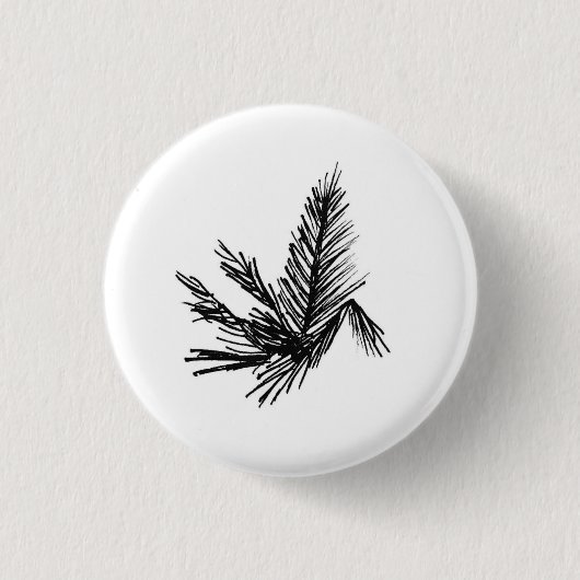 Pflanzen-Knopf Button (Vorderseite)