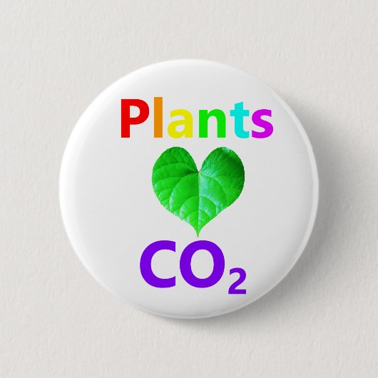 Pflanzen-Liebe CO2 Button (Vorderseite)