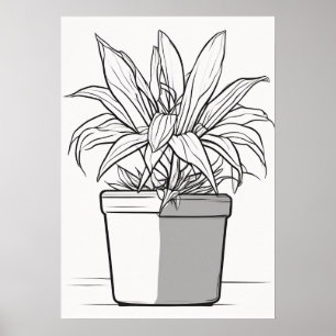 Pflanzen-Mama Indoor-Gartenarbeit Sukkulenten Grün Poster