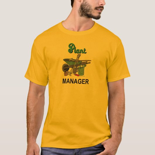 Pflanzen-Manager für den Gärtner T-Shirt (Vorderseite)