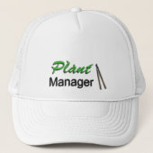 Pflanzen-Manager-Garten Truckerkappe (Vorderseite)