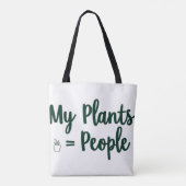 Pflanzen = Menschen Tasche (Rückseite)