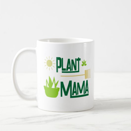Pflanzen-Mutter Classic Mug Kaffeetasse (Links)