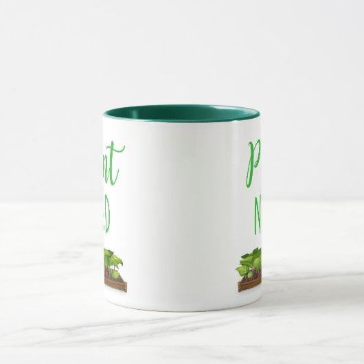 Pflanzen-Nerd-lustiger im Garten arbeitenbotaniker Tasse (Zentrum)