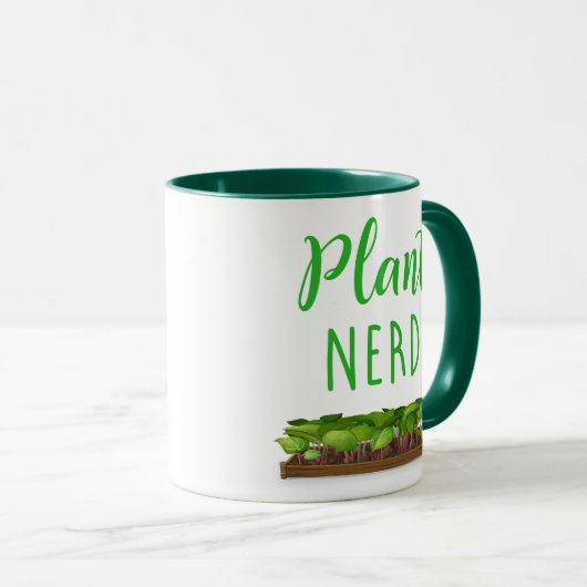 Pflanzen-Nerd-lustiger im Garten arbeitenbotaniker Tasse (VorderseiteRechts)