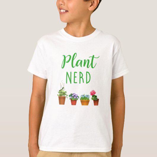 Pflanzen-Nerdlustige Gartenarbeit und Houseplant T-Shirt (Vorderseite)