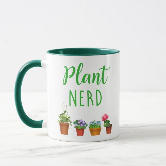 Pflanzen-Nerdlustige Gartenarbeit und Houseplant Tasse (Links)
