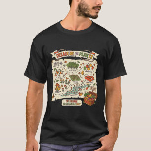 Pflanzen Schätzen Vegetarischer Tag Vintage Gemüse T-Shirt