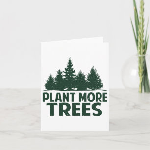 Pflanzen Sie mehr Bäume, Earth Day, Frohen Arbor D Karte