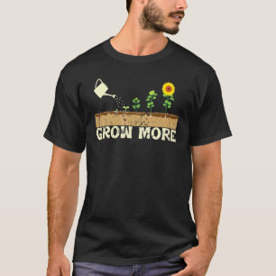 Pflanzen Sie mehr Sonnenblumen Pflanzen Gartenarbe T-Shirt