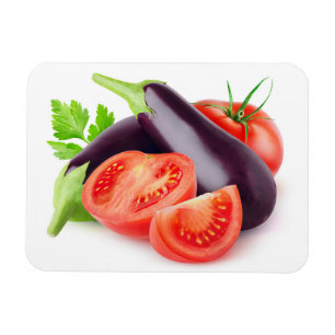 Pflanzen und Tomaten Magnet
