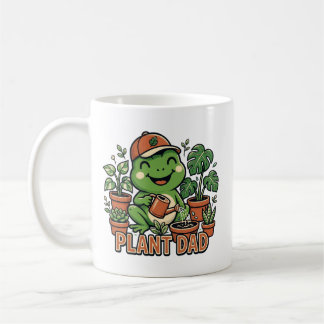 Pflanzen-Vater-Frosch bewässert Zimmerpflanzen Lus Kaffeetasse