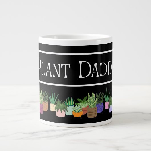 Pflanzen-Vater Jumbo-Tasse (Vorderseite)