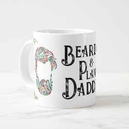 Pflanzen-Vater und Bart Jumbo-Tasse
