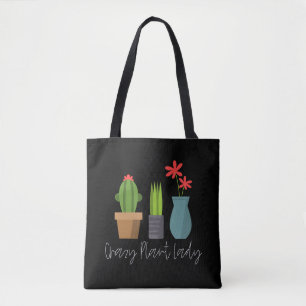 Pflanzen - Verrückte Pflanzenlady Tasche